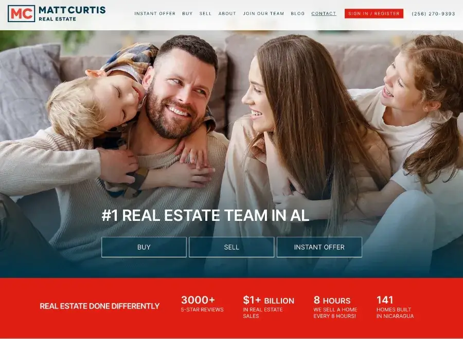 Matt Curtis Real Estate Webmasters Case Study