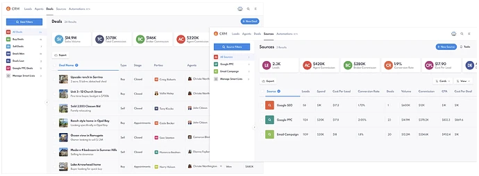 REW Deals and Sources Overview