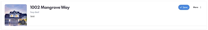 Additional Updates - Deal Header