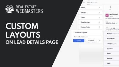 Personalize Your Lead Details Page with Custom Layouts