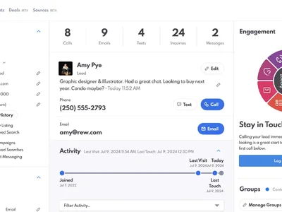Summer of Innovation: REW CRM's New Lead Details Page