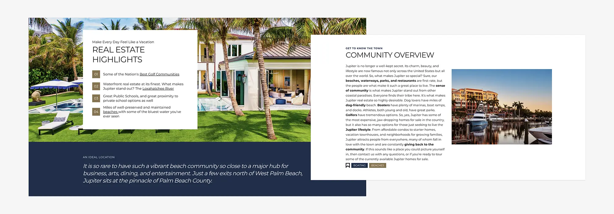 Waterfront Properties' Jupiter Community Page
