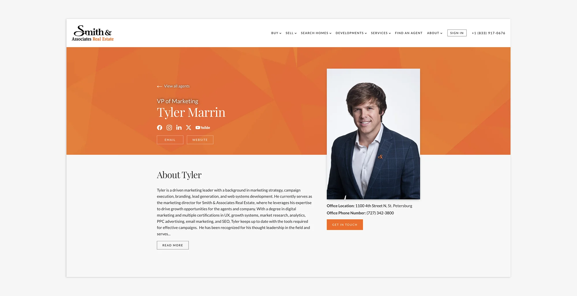 Smith & Associates' Tyler Marrin Agent Profile