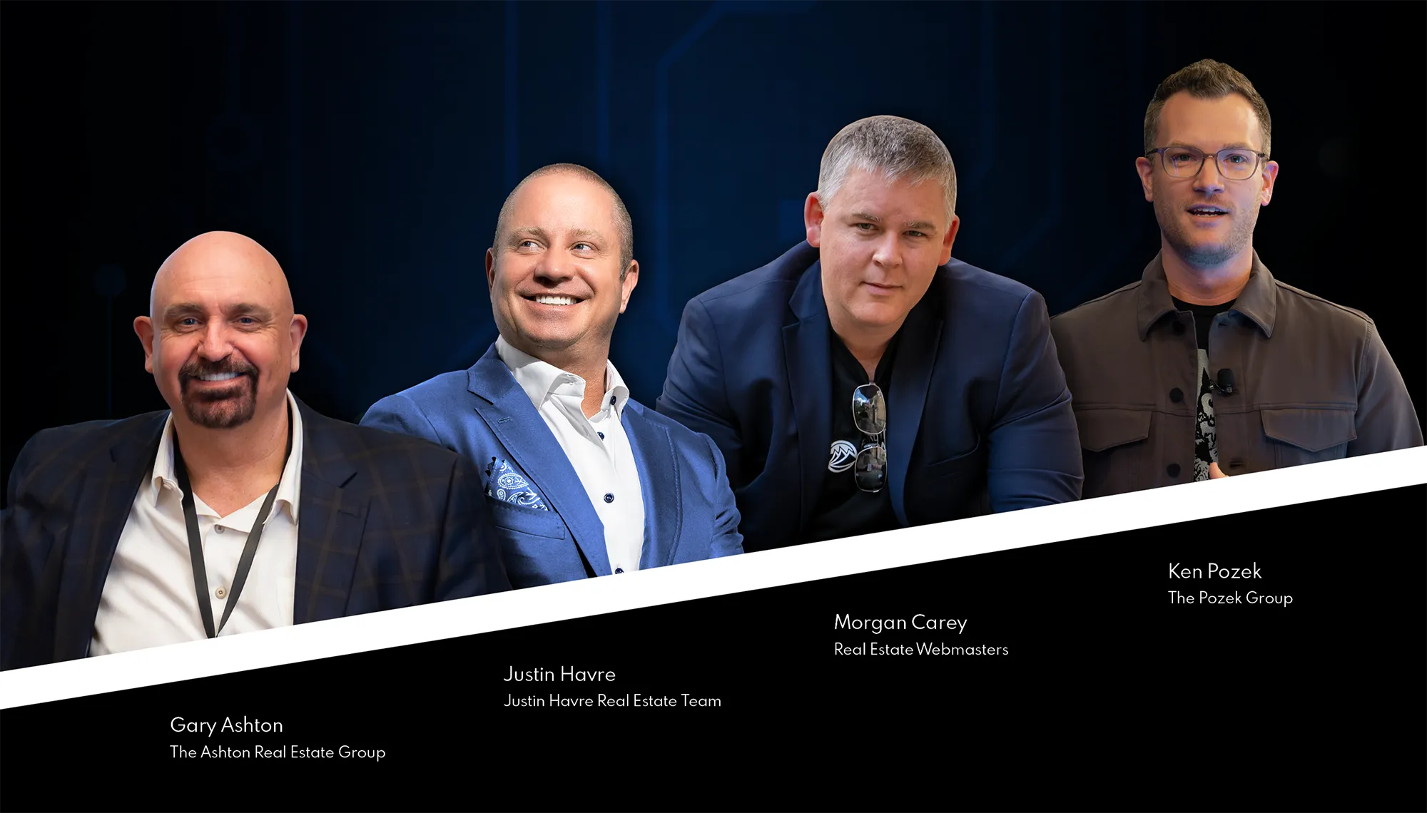 Real Estate Webmasters' new advisory board-Gary Ashton, Justin Havre, and Ken Pozek.
