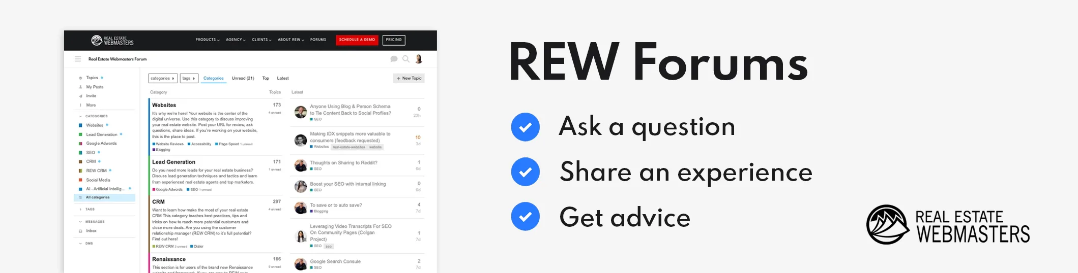 REW Forum page.