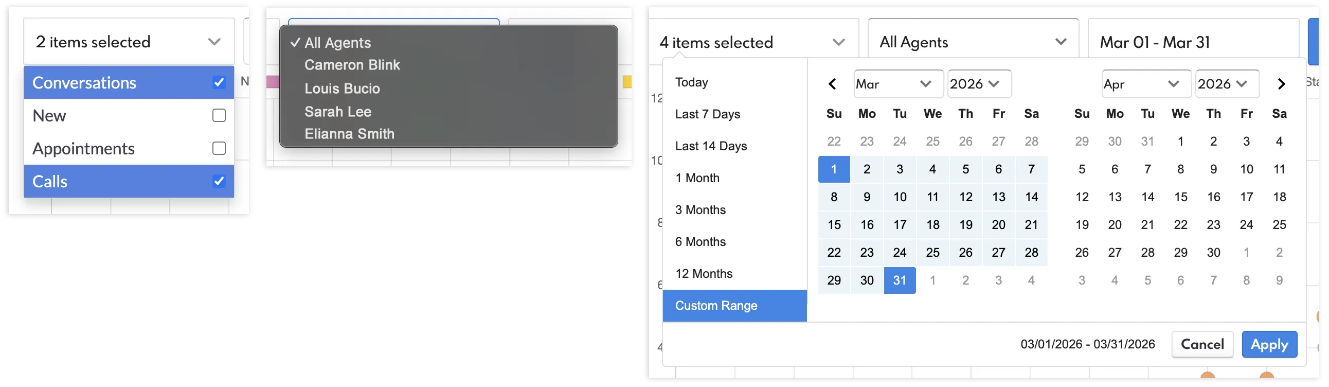 24 hr call report metrics