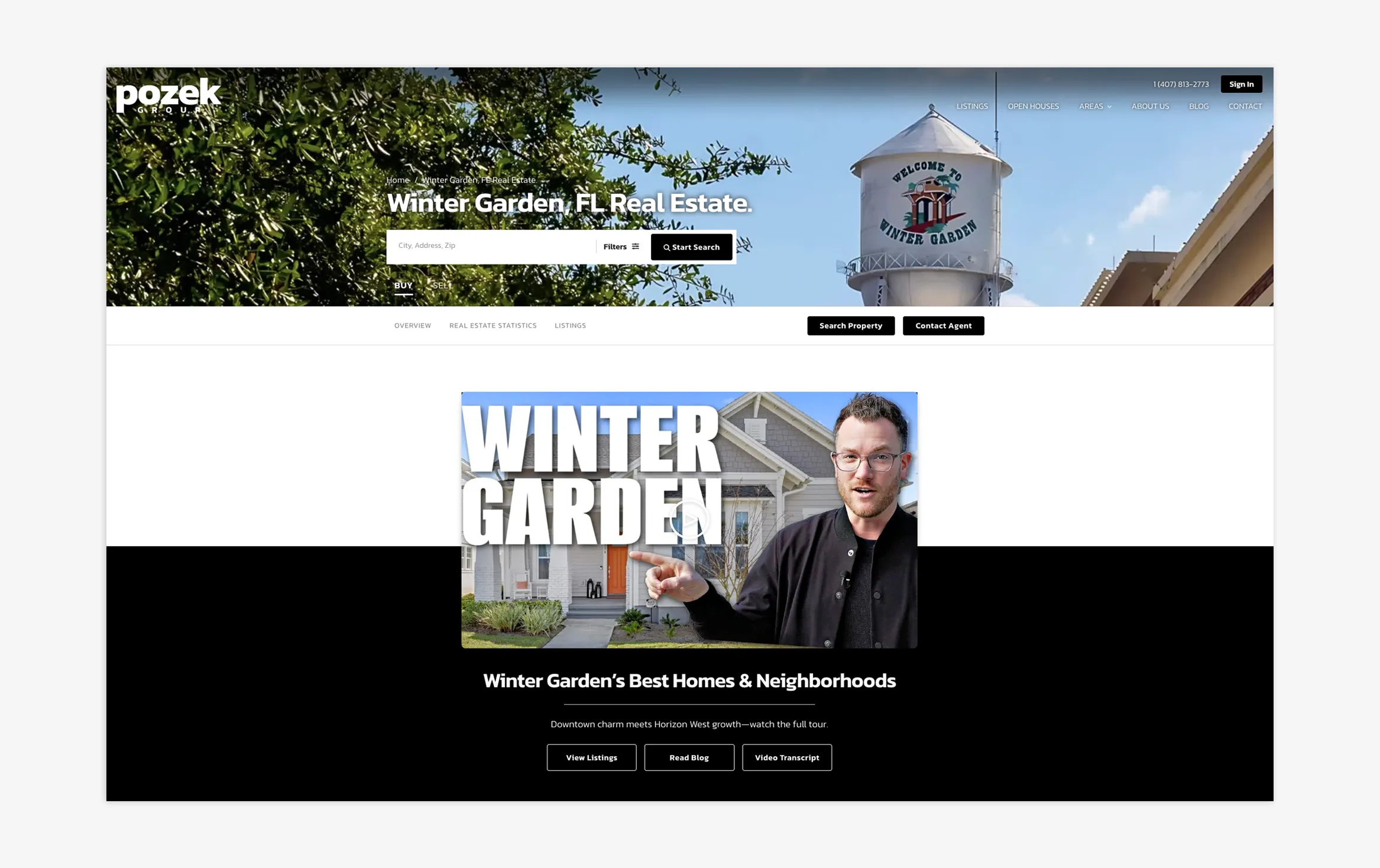NOR&Eacute; video snippet on community page from The Pozek Group
