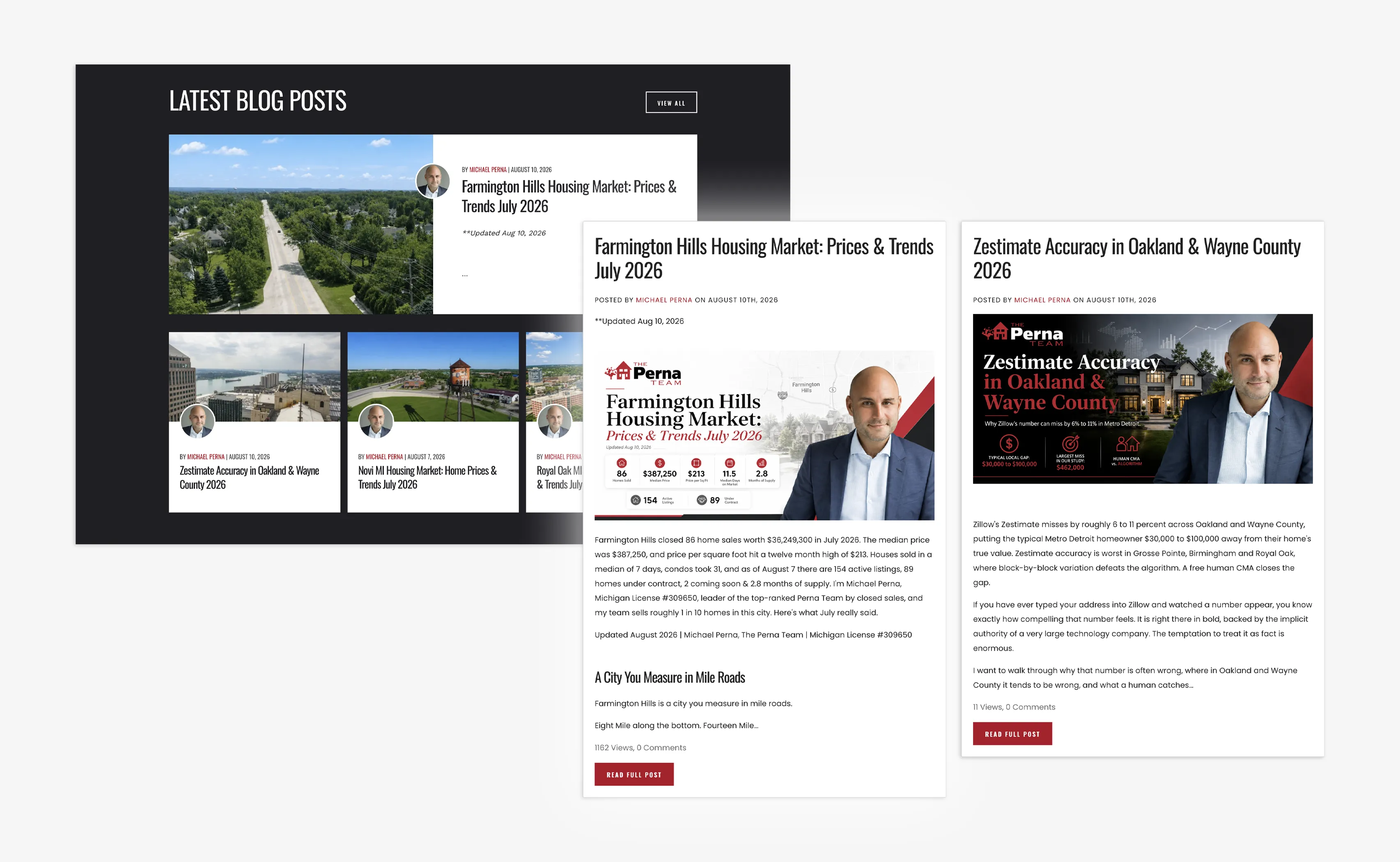 Mike Perna's blogs on The Perna Team
