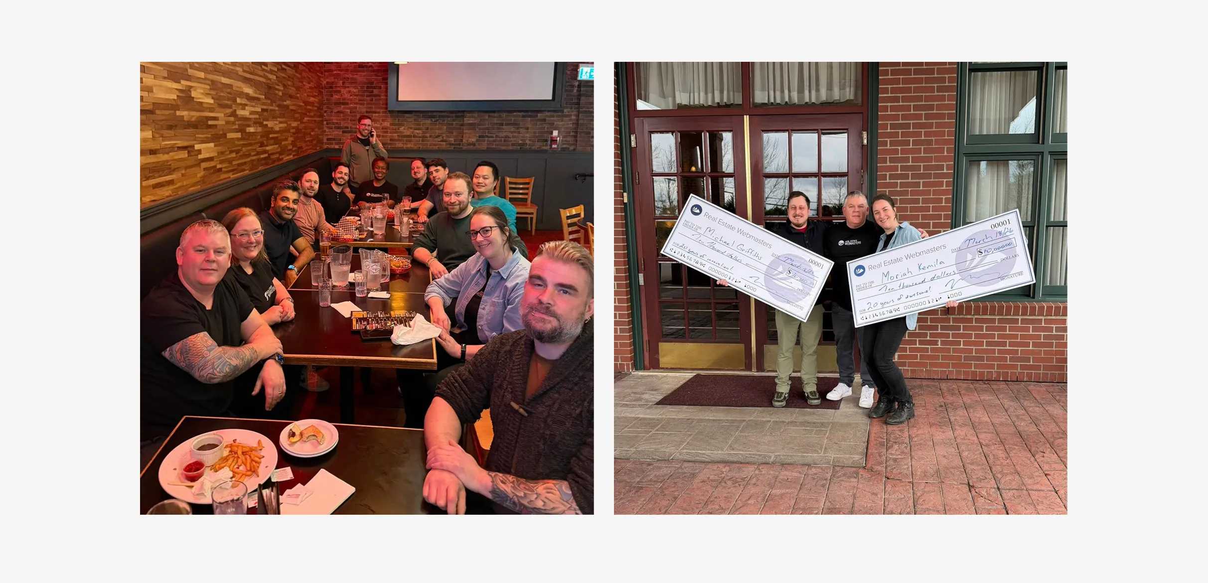 rew staff celebrating milestones
