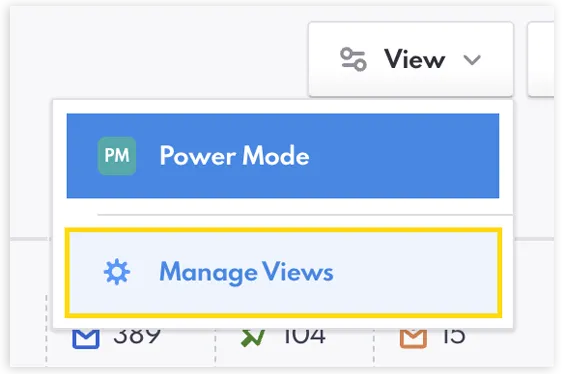 Visualização do modo de energia