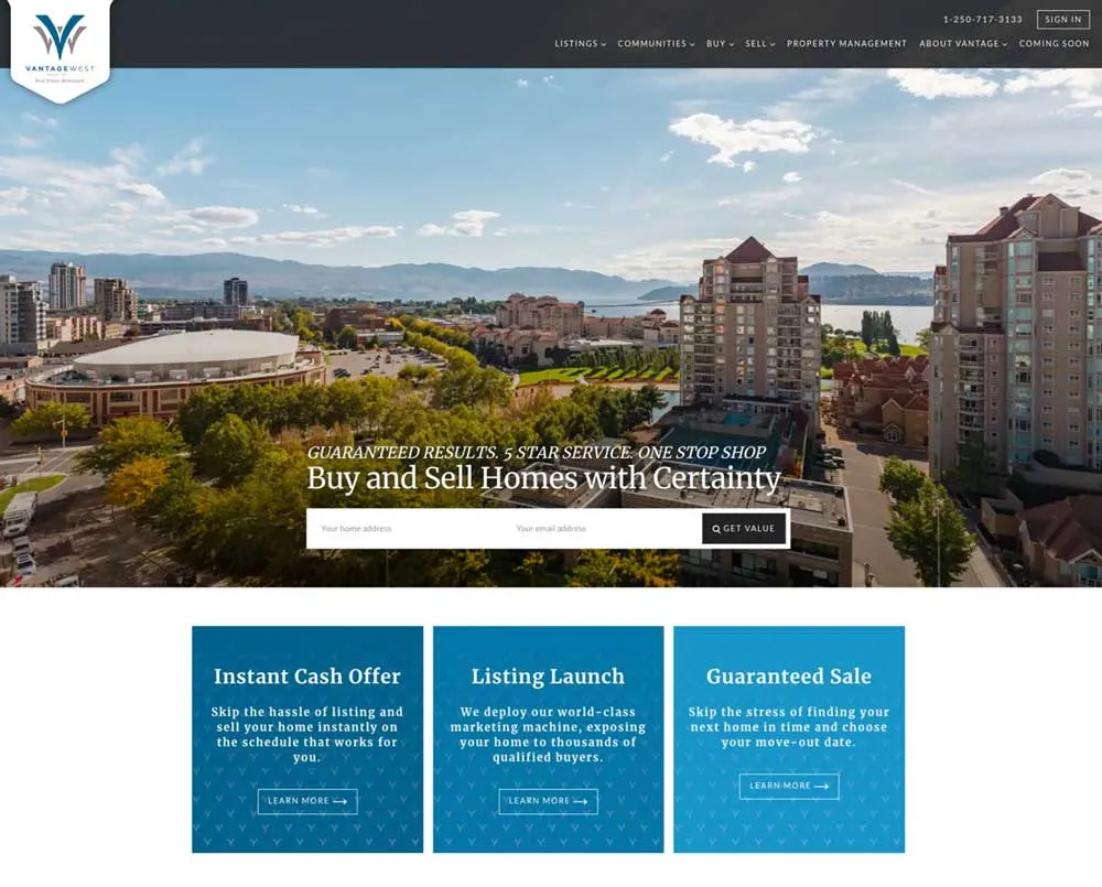 AJ Hazzi Real Estate Homepage