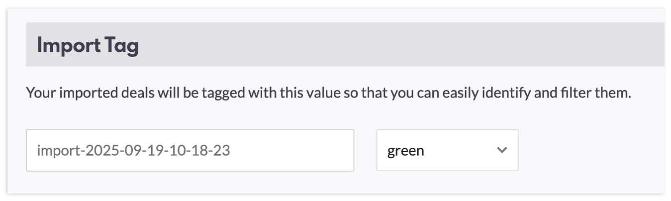 Deals Import Tool step 4
