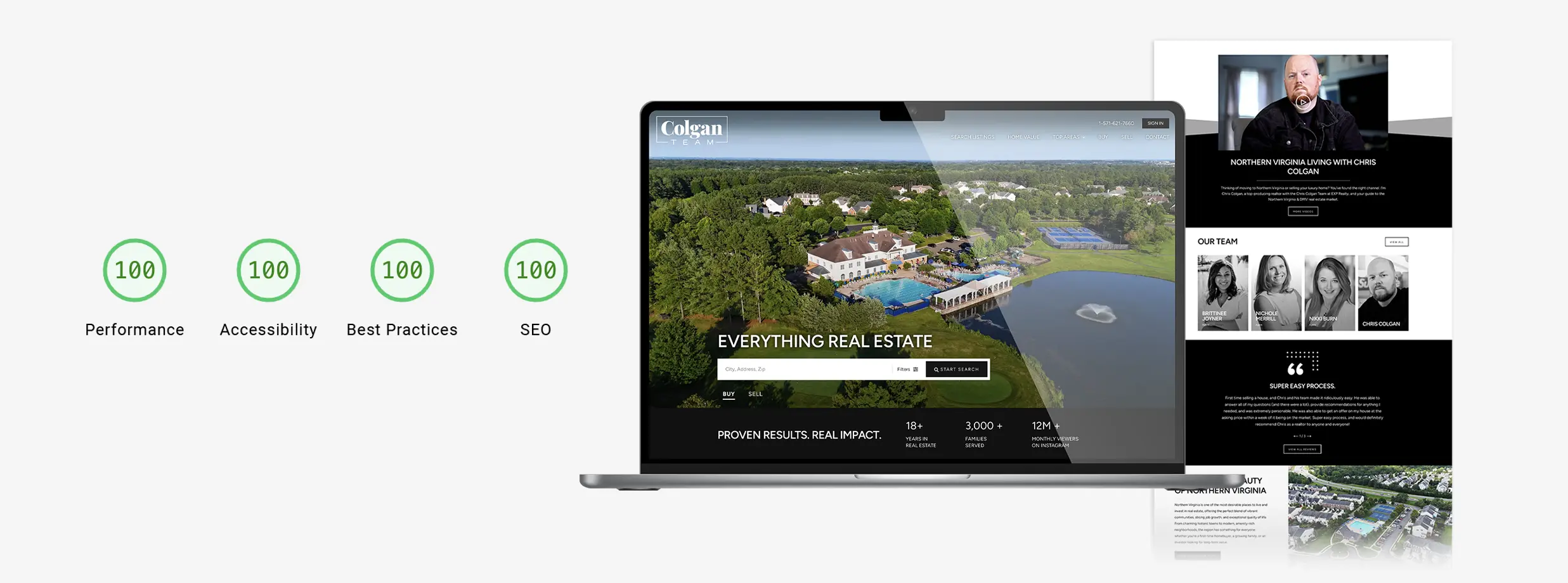 Chris Colgan Team's LUX Renaissance website.