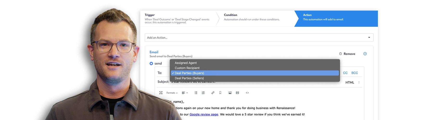 Ken Pozek and automations feature.