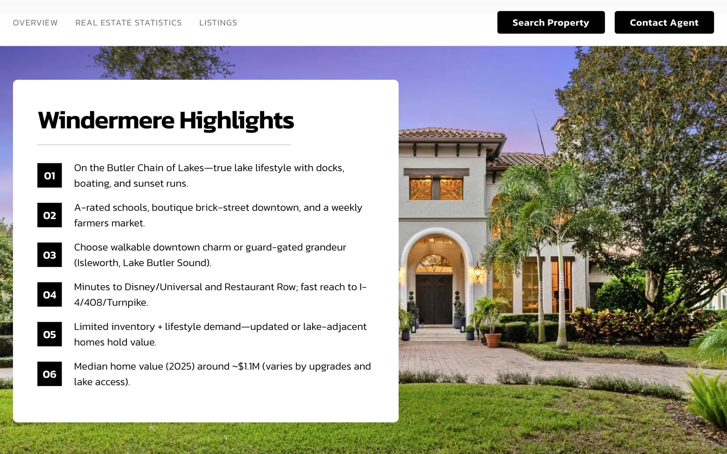 The Pozek Group Winderemere Community Highlights