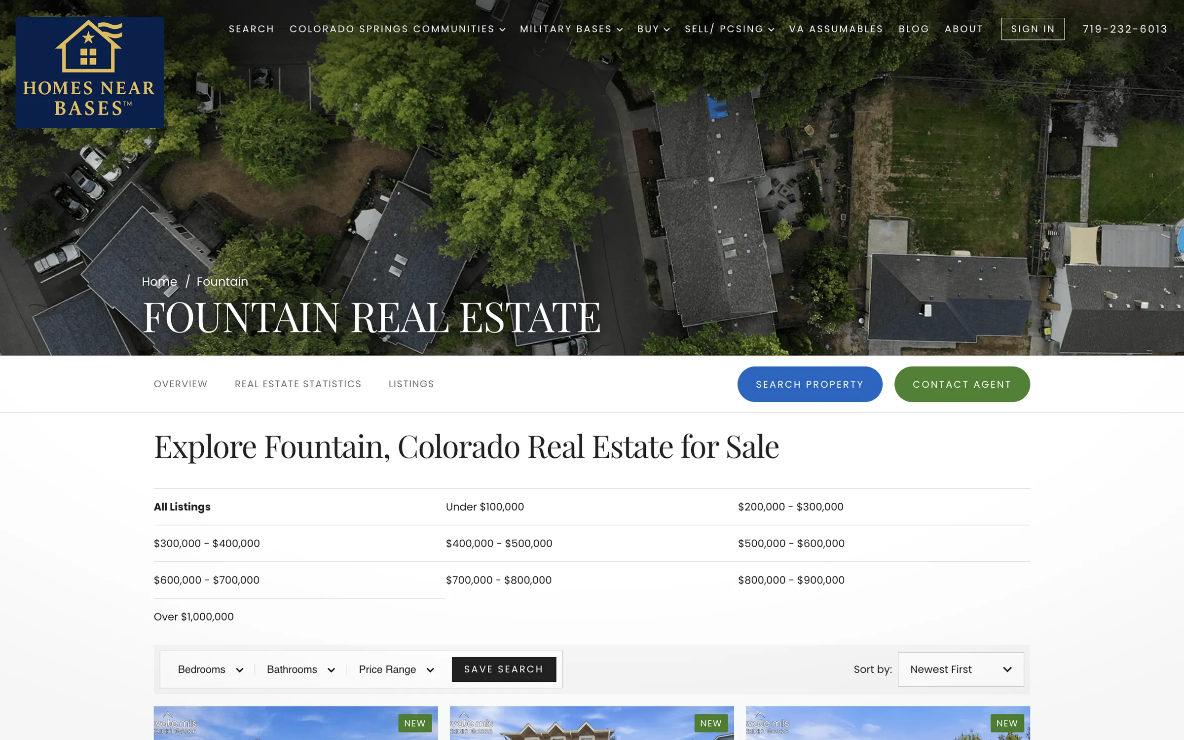 Homes Near Bases LLC - Fountain Community Page