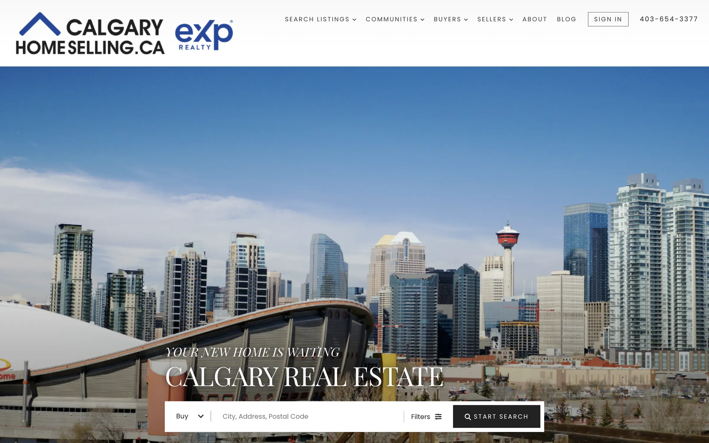 Calgary Home Selling Home Page
