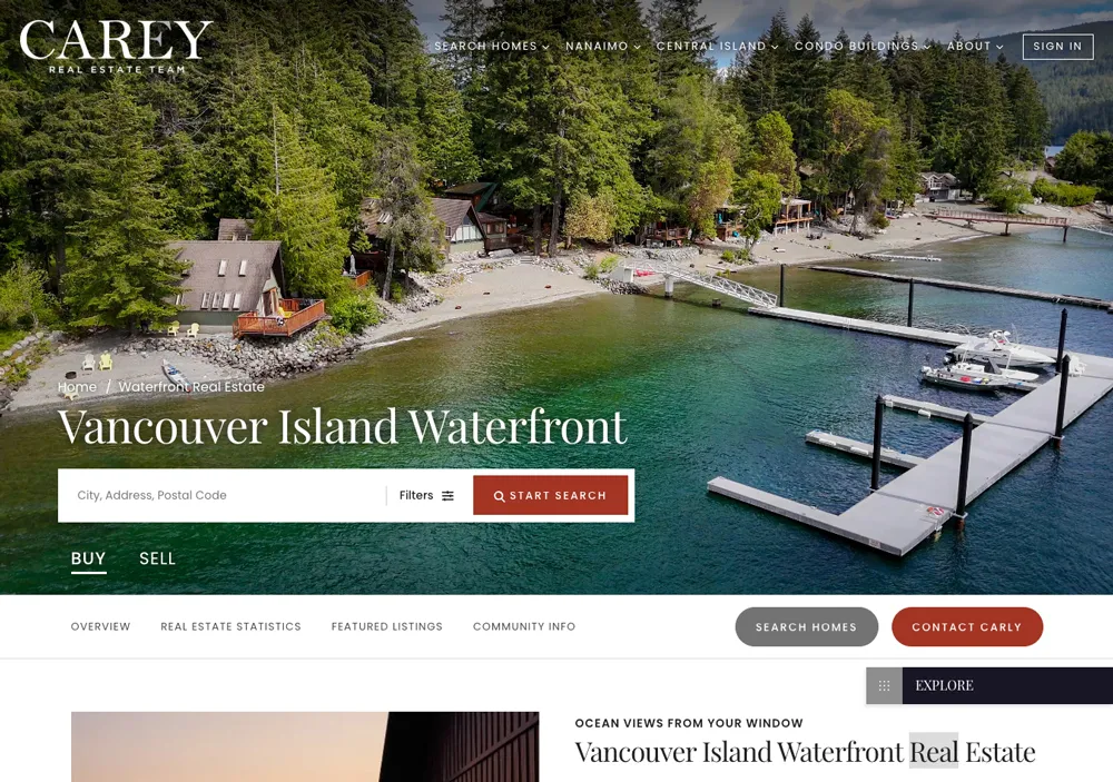 Carly Carey Custom Website
