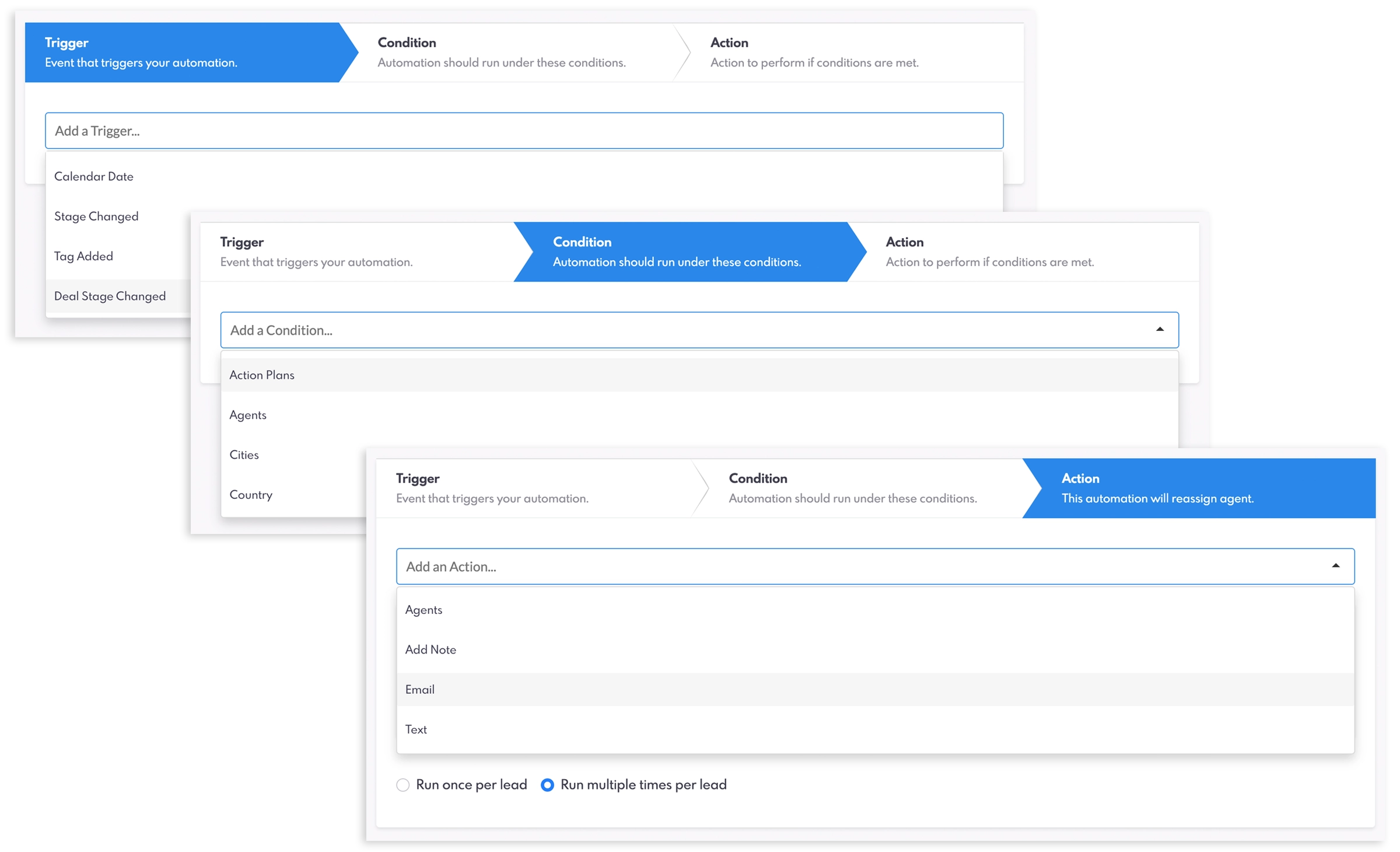 Triggers, Conditions and Actions for Automations