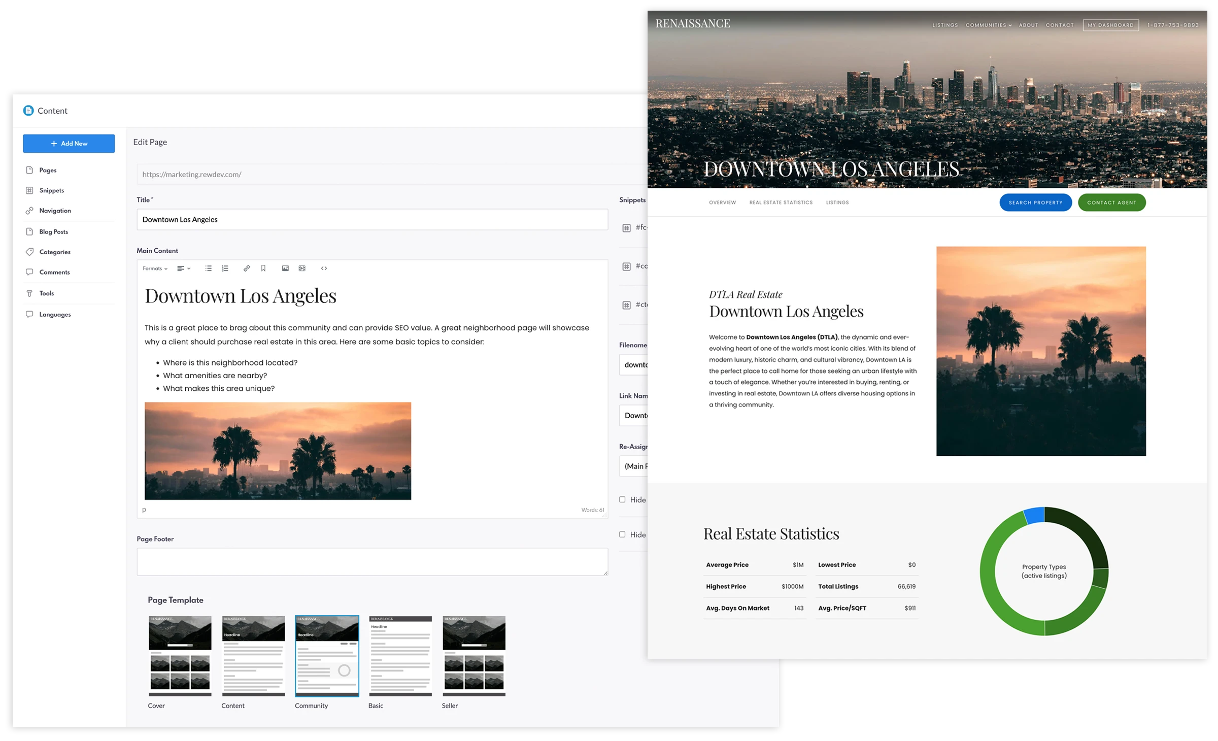 Create a Community Page on Renaissance