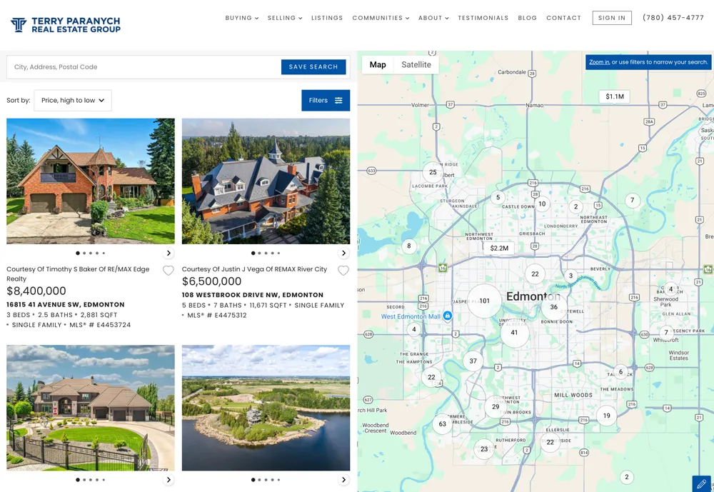 Terry Paranych Real Estate IDX