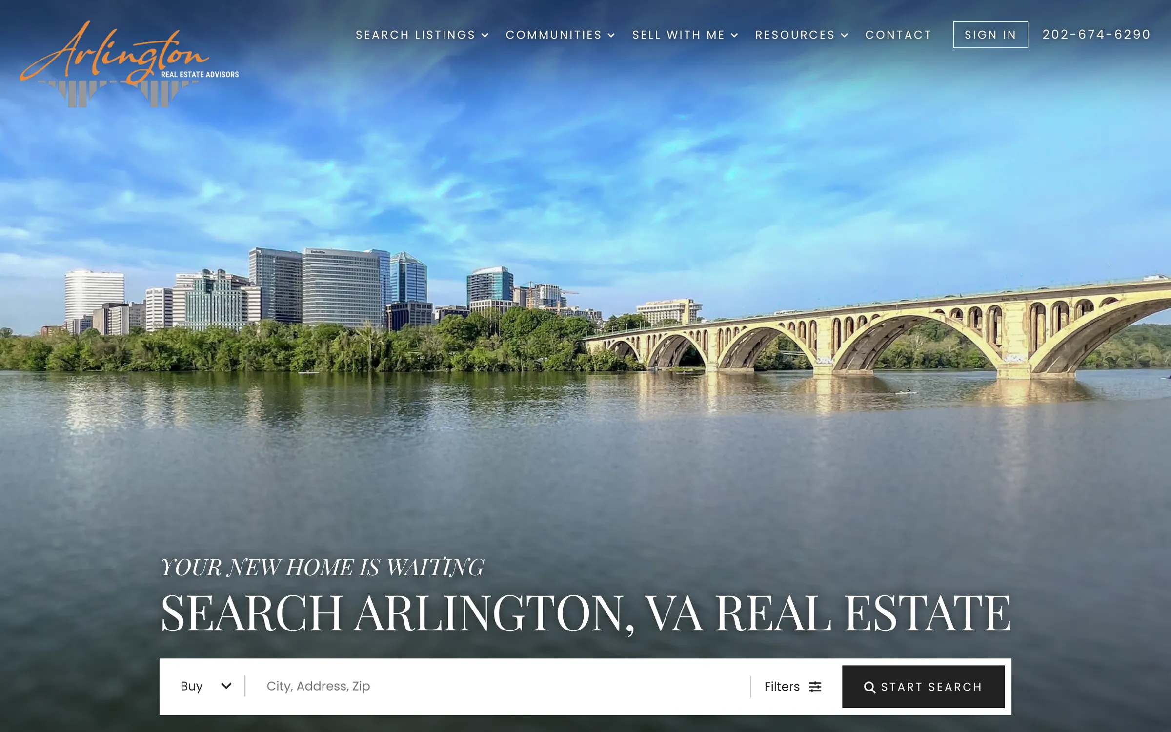 Arlington Real Estate Advisors home page