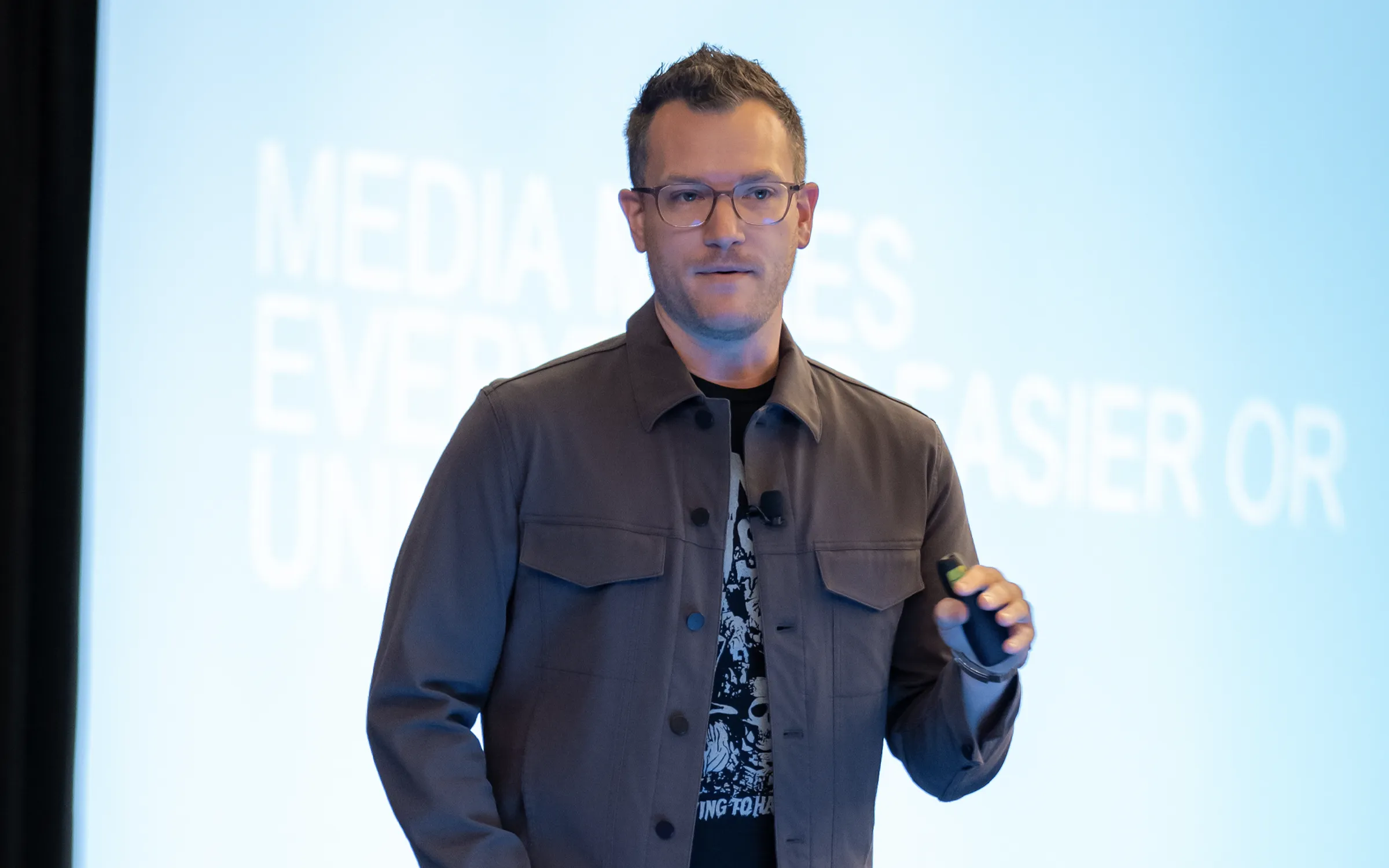 Ken Pozek speaking at the REW Summit 2024
