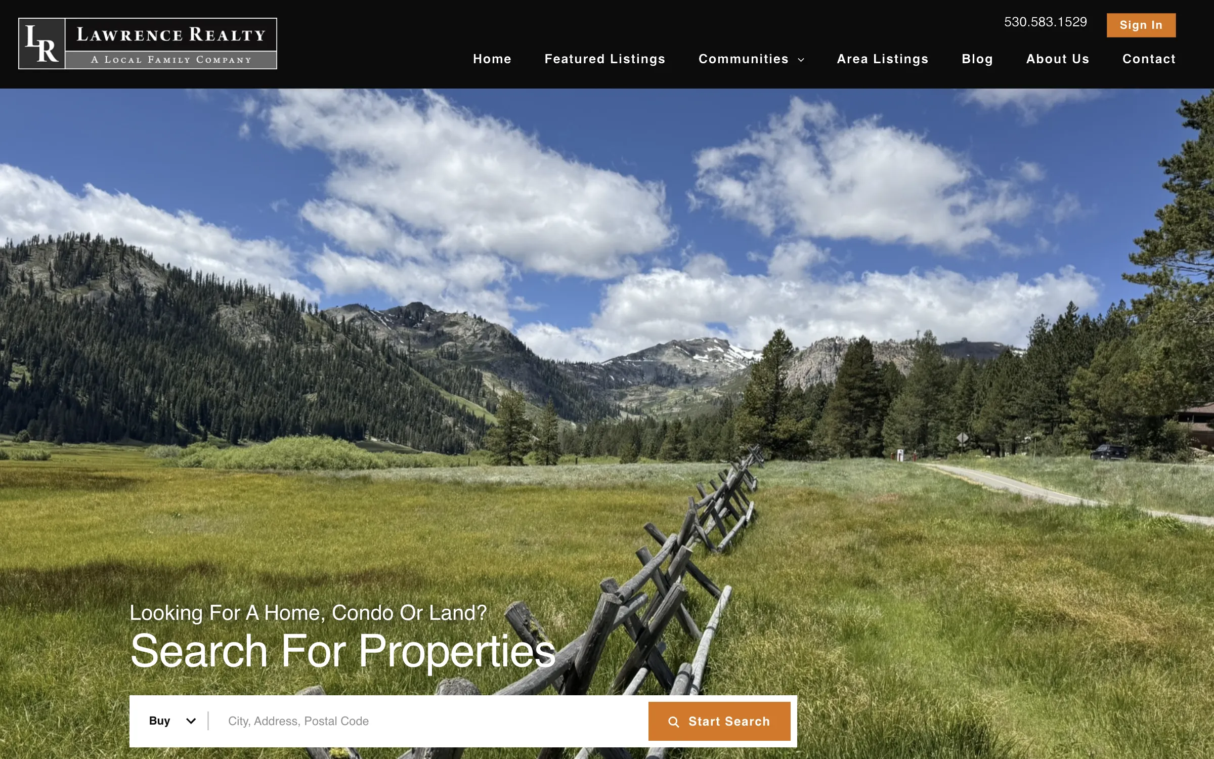 Lawrence Realty Homepage