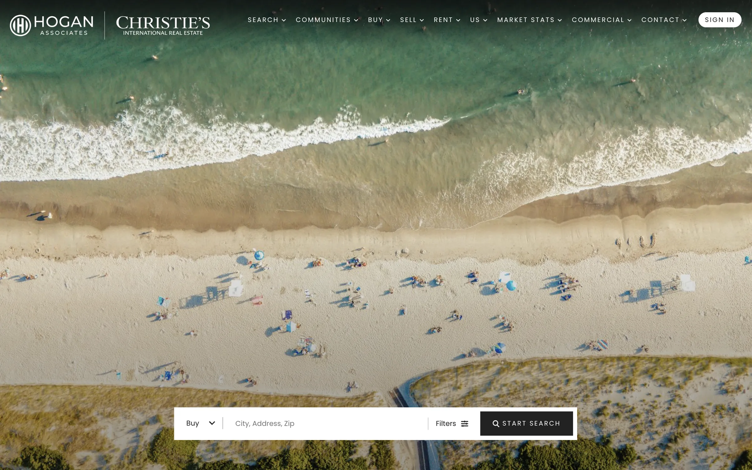 Hogan Associates Real Estate Homepage