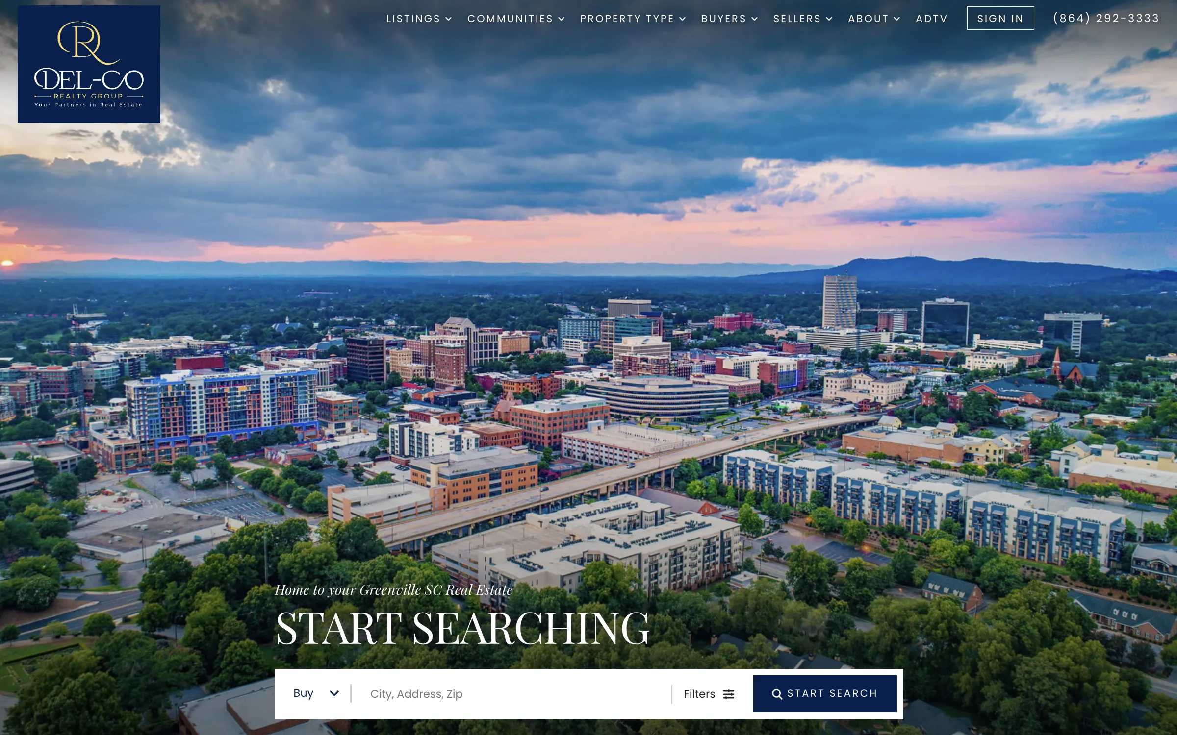 Del-Co Realty Group Homepage
