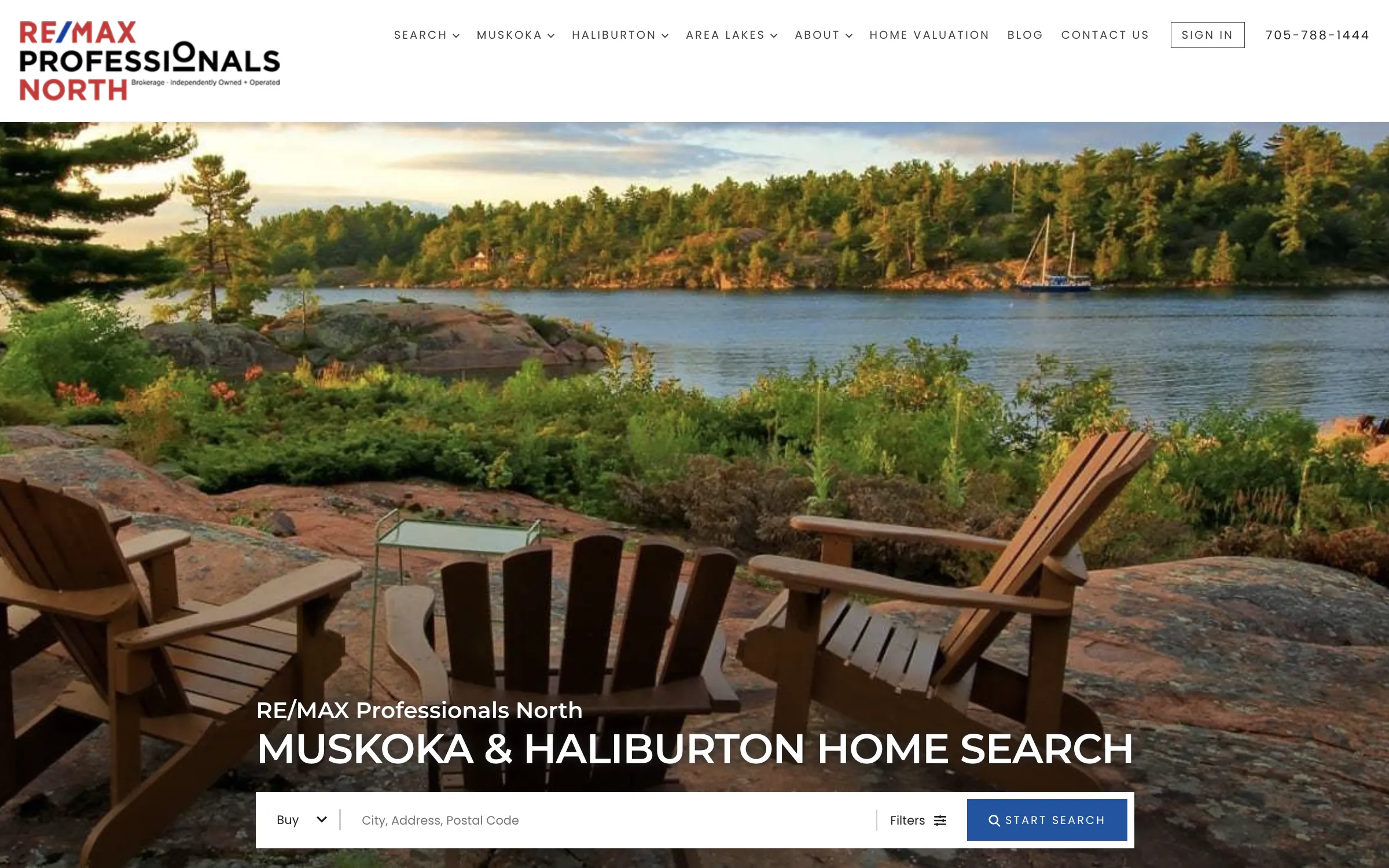 RE/MAX Professionals North website