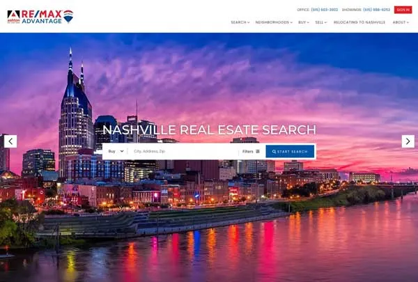 The Ashton Real Estate Group of RE/MAX Advantage website
