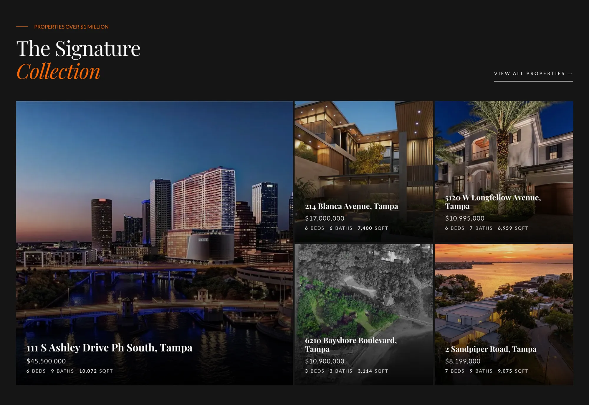 Smith & Associates Real Estate Signature Collection listings