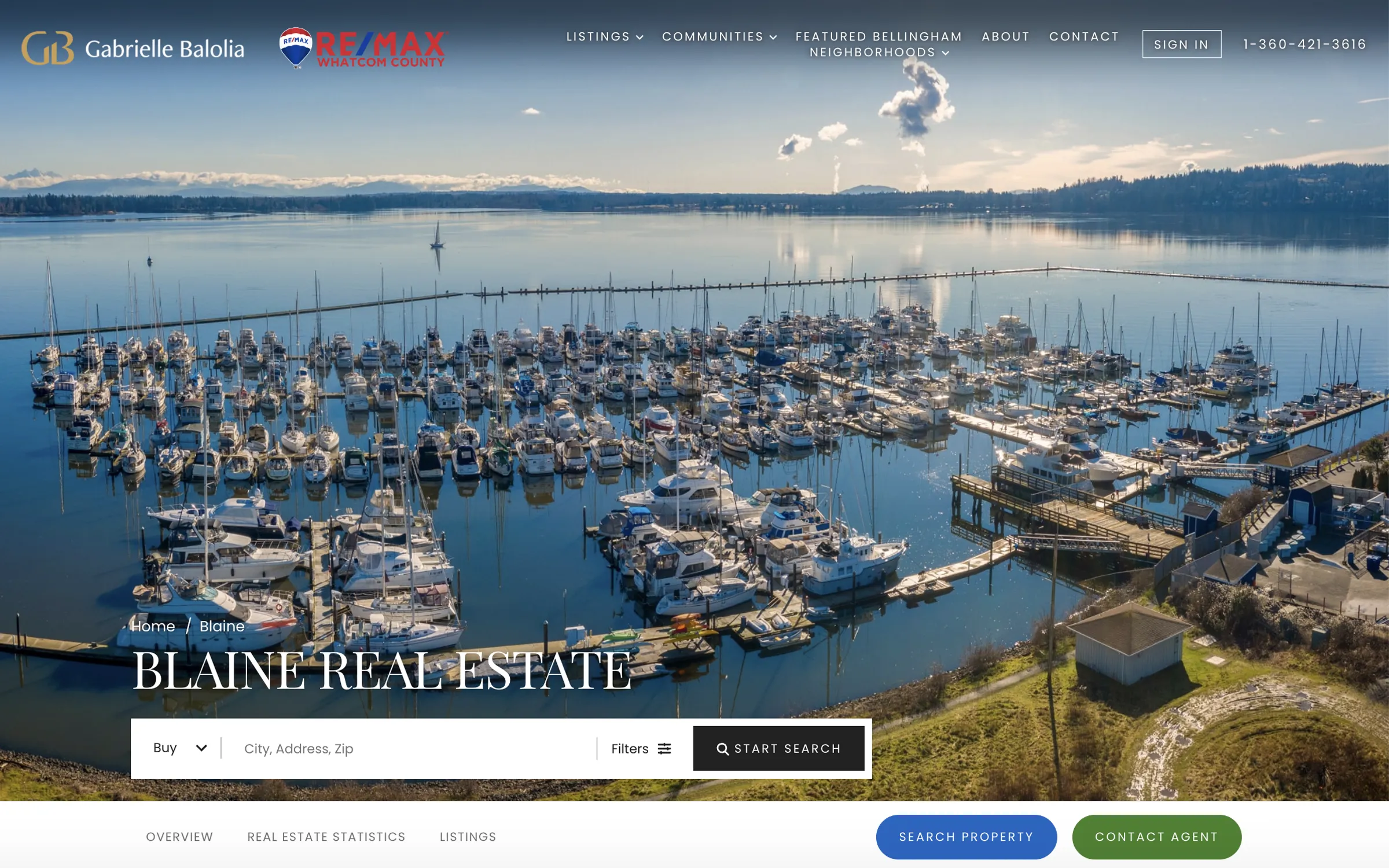 Gabrielle Balolia - Blaine Real Estate Page