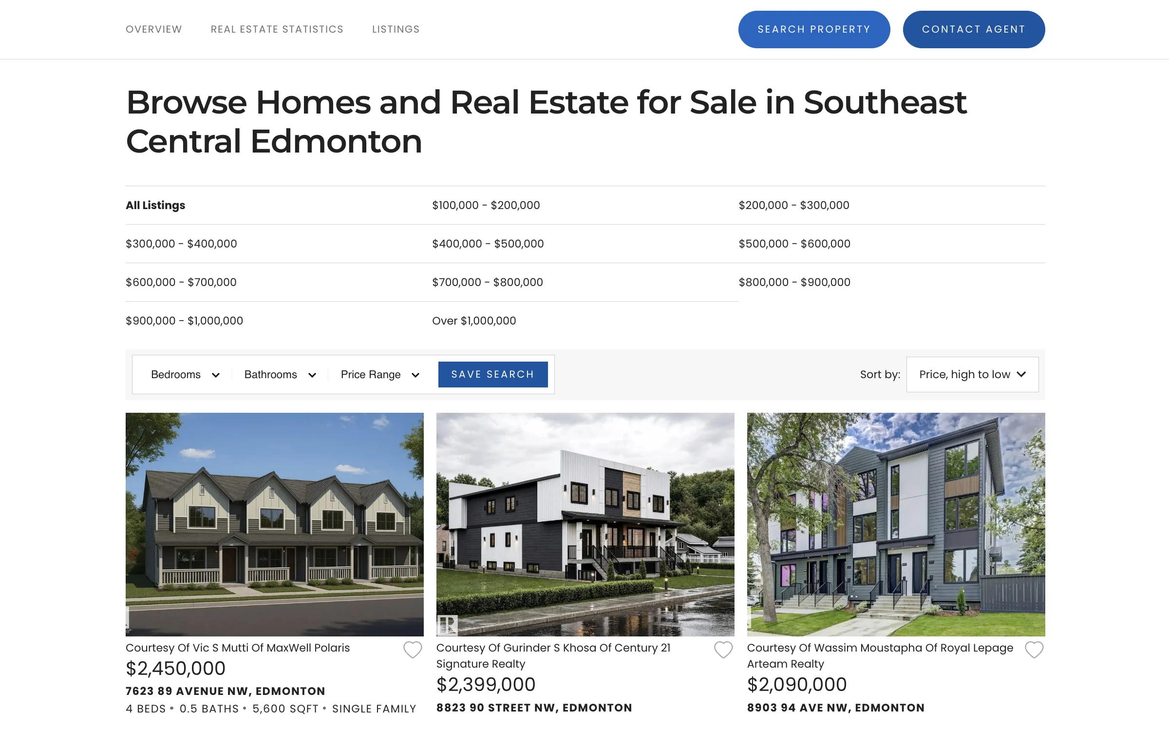 Terry Paranych Real Estate Group Southeast Central Edmonton MLS Listings