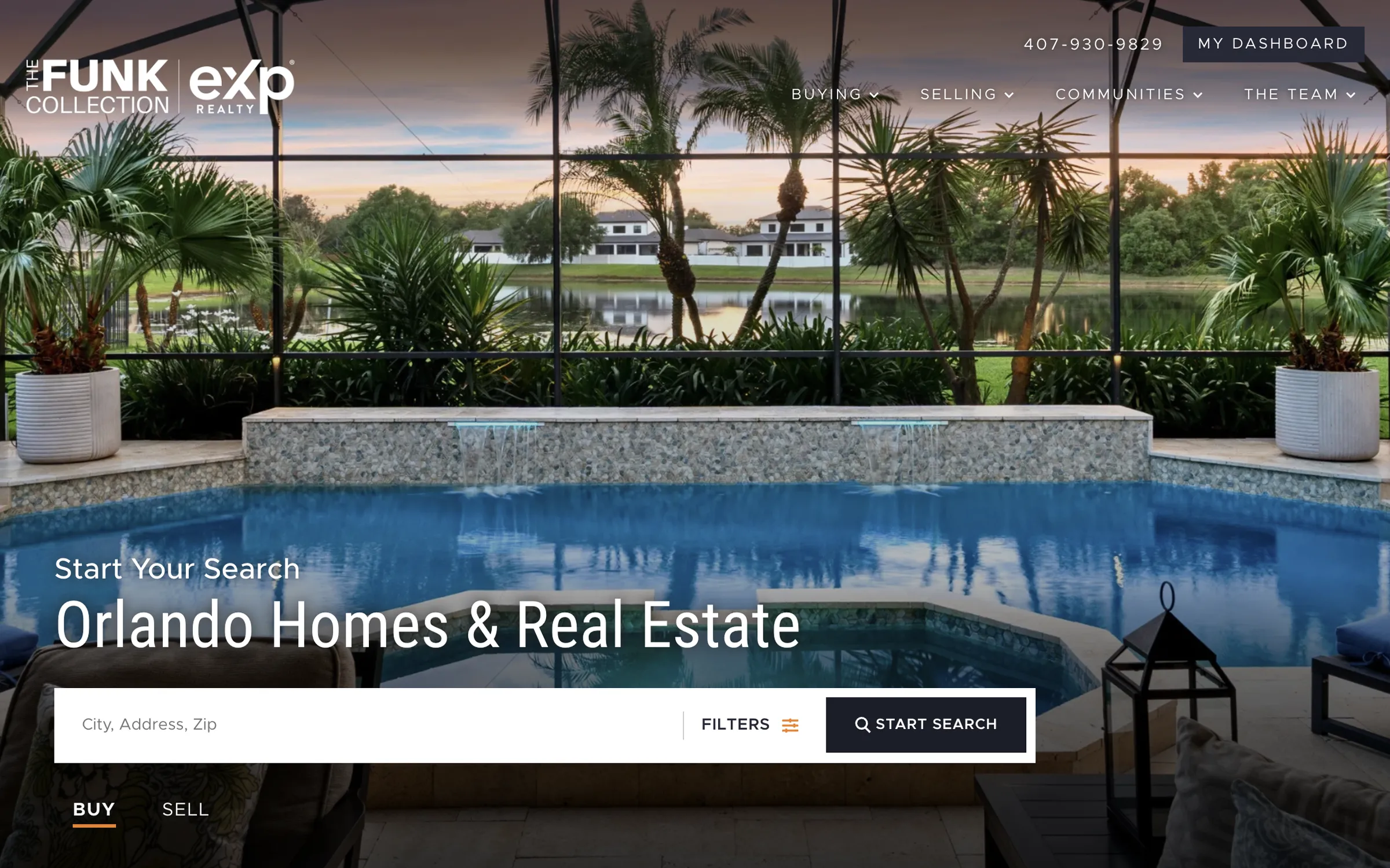 The Funk Collection Realty in Orlando Home Page
