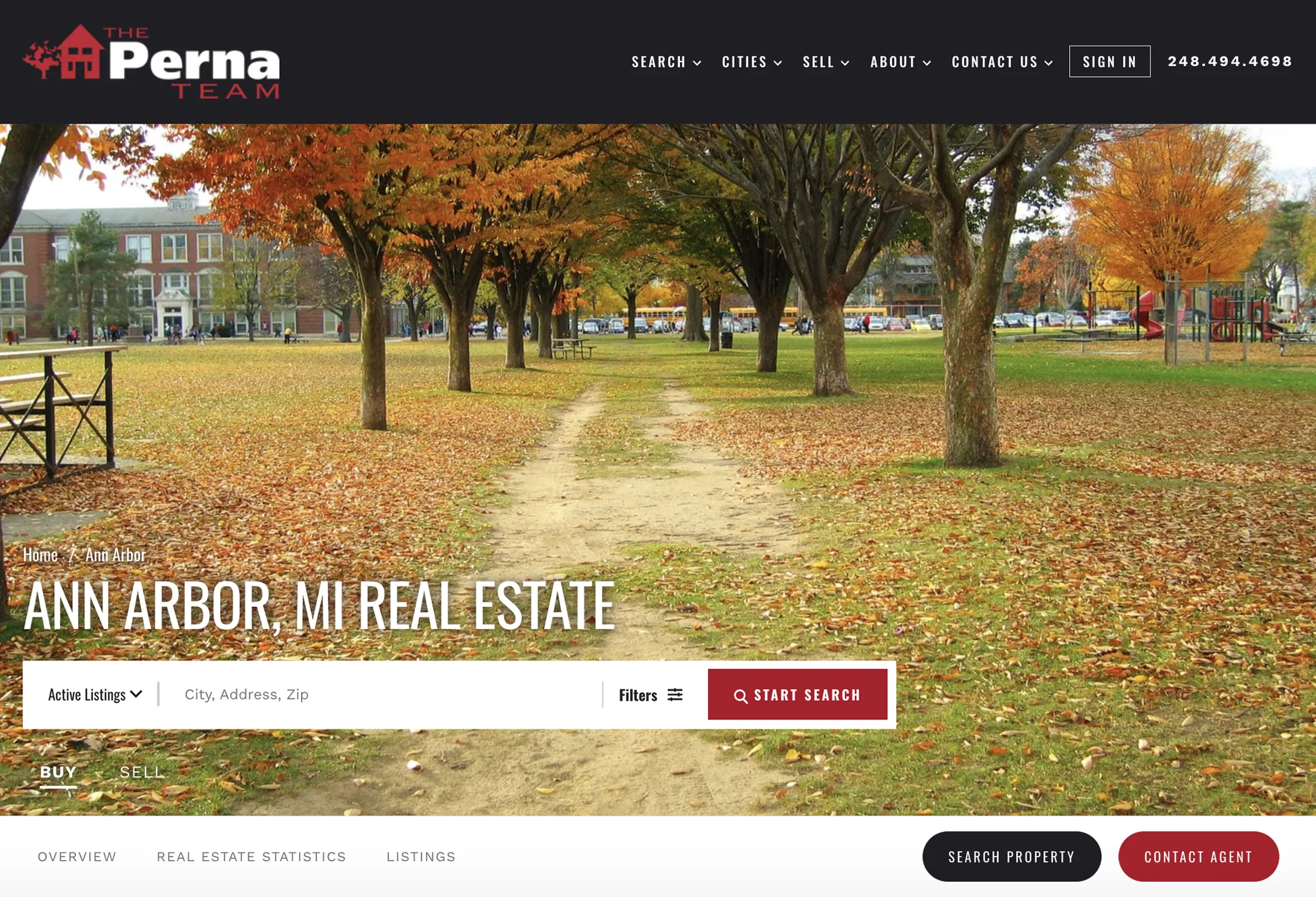The Perna Team - Ann Arbor community page
