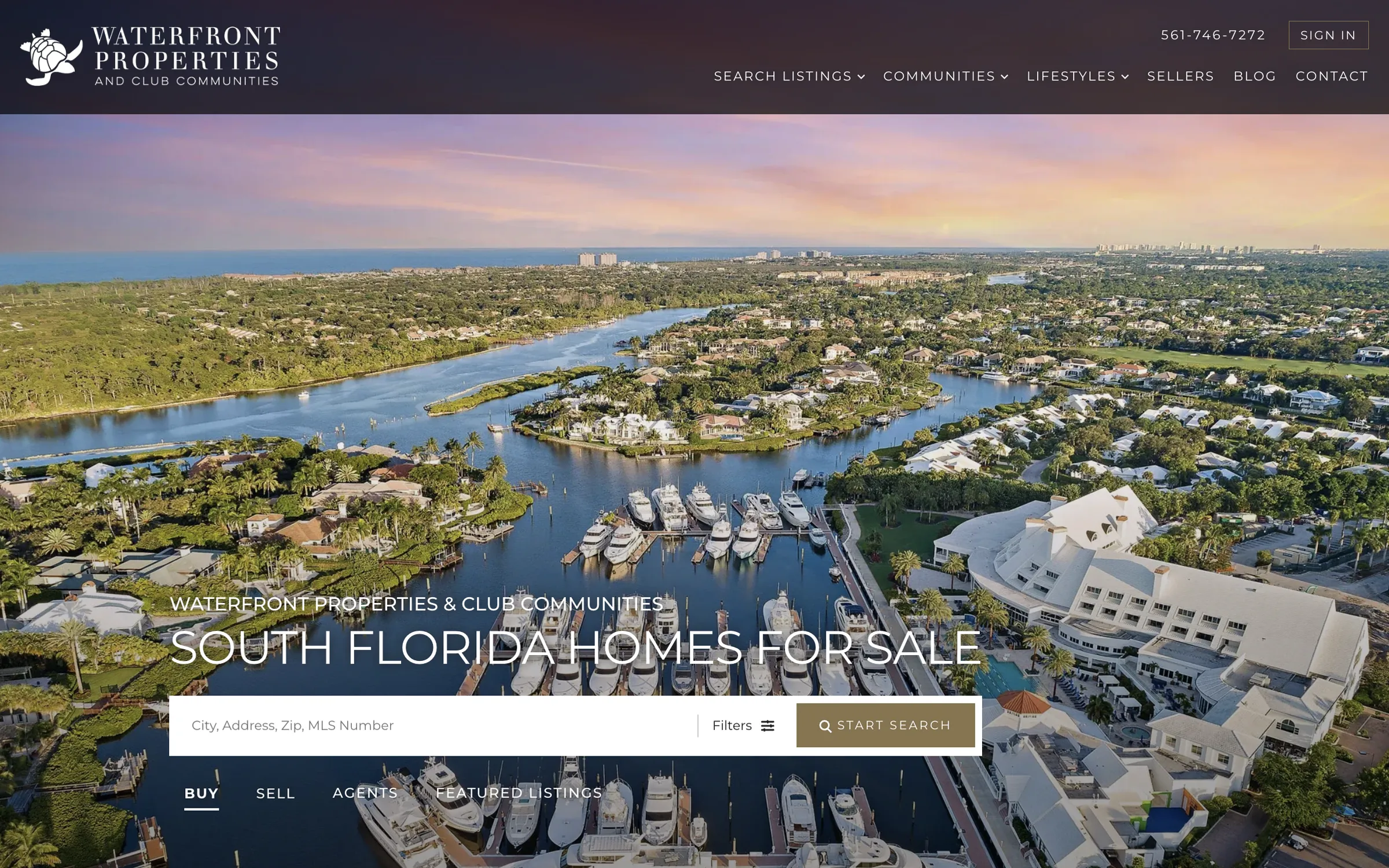 Waterfront Properties & Club Communities Homepage
