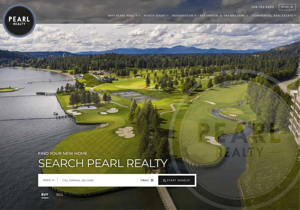 Pearl Realty Homepage