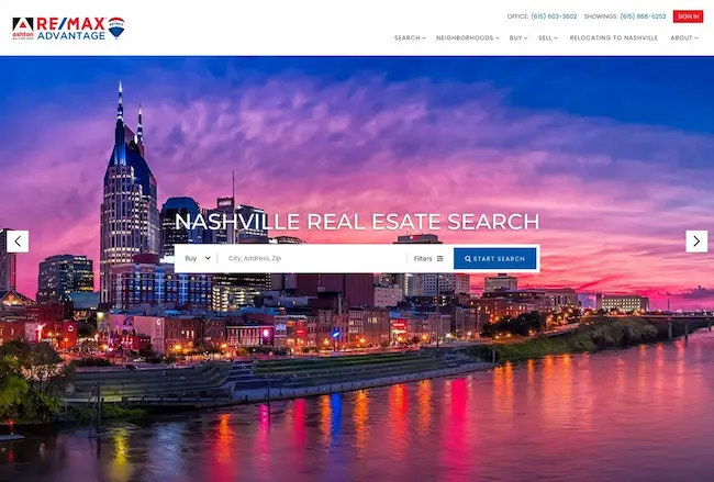 Gary Ashton Homepage Screenshot
