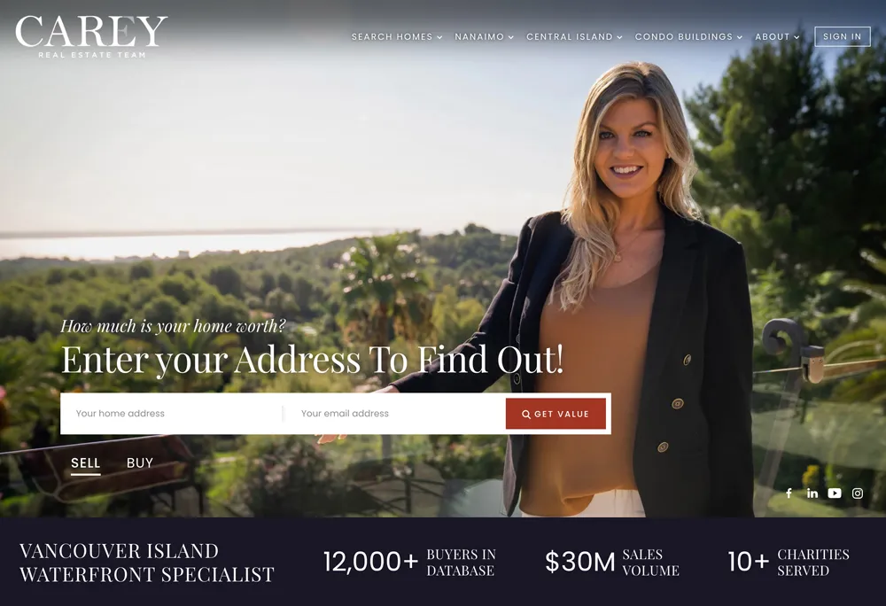Carly Carey Custom Website